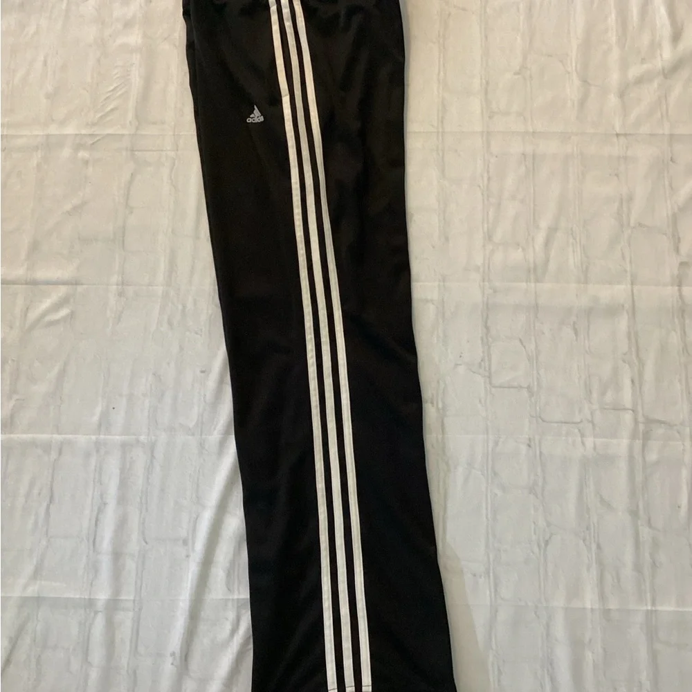 Adidas Track Pants with White 3 Stripes